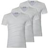 Moda Egidio T-Shirt Intima Uomo Liabel Lana Cotone Mezza Manica (IT, Testo, XL, Regular, Regular, Standard, 3 PZ Scollo V)