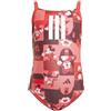 adidas x Disney Mickey And Friends Swimsuit Kids Costumi da Bagno, PRELSC, 5-6 Years Bambine e Ragazze