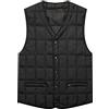 DongBao Uomo Gilet in Piumino Giacche Smanicato Inverno Cappotto Leggeri,Giacca Senza Maniche con V Collo Giacca Imbottito