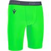 Macron Bermuda Scaldamuscoli Oak Calcio Sport Verde Fluo