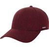 Stetson Plano Wool cap Uomo - Cappellino da Baseball sottovisiera in Pelle - Cappellino Maschile Spina di Pesce - con Fodera in Cotone - Autunno/Inverno Rosso Scuro S (54-55 cm)