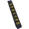 TANZEQI Cintura nera ricamata personalizzata per Taekwondo, Karate, Hapkido, arti marziali, cintura da allenatore, karate, judo/cintura nera personalizzata