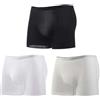 Alienjoy Boxer da uomo sottili in seta di ghiaccio, biancheria intima sexy trasparente senza cuciture, delicata sulla pelle, a vita bassa, L