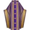 VPQILH Costume Halloween Donna Costume da Chiesa Unisex Mantello Donna paramenti Sacerdote clero Casula Cattolica di Massa Abito con Vintage Stampato Poncho Chiesa Cattolica Padre Sacerdote Casel Robe