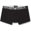Emporio Armani Boxer Aderenti da Uomo Shiny Logoband 3-Pack Trunk