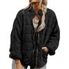 FLFXYFB Womens Quilted Lightweight Jacket Zip Up Puffer Jackets for Women Long Sleeve Winter Warm Coat Tops