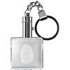 ArtPix 3D Portachiavi personalizzati con luce, cristallo di impronte digitali inciso al laser 2D, accessori per portachiavi