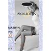 SOLIDEA Autoreggenti punta aperta 70 den CAMEL MARILYN 70 Open Toe Calze a compressione graduata 12/15 mmHg Art. 051870 Tg. XL