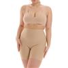 TONEST Shapewear - Intimo Snellente - Taglie Forti - Pantaloncini Modellanti - Vita Alta o Media - Shorts Contenitivi Donna - Mutande Pancia Piatta - Senza Cuciture - 1300-MS-FC-Curvy (42, Beige)