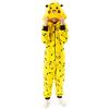 Pokémon Onesie Boys Pikachu Yellow 3D Orecchie per Bambini Tutto in Un Pigiama p