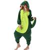SAMGU Pigiama Animali Cosplay Uomo Donna Adulti Costume Tuta Halloween Carnevale Verde XL