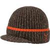 Stetson Deer Berretto Beanie con Visiera Prodotto in Italia Unisex Autunno Inverno