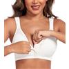 DotVol Reggiseno Minimizzatore Donna Taglie Grandi Reggiseno con Chiusura Frontale Non Imbottito Senza Ferretti Intimo Comfort