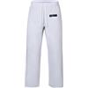 mmasport Kimono Karate in Cotone 230 gr 8 oz Divisa per Arti Marziali (Pantalone, Bianco, 1/140 cm)