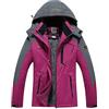 Generico Giubbotto Neve Donna Antivento Cappotti Caldo Cappotto Termica Giacca Da Sci Con Tasche Giacche Invernali Con Cappuccio Montagna Abbigliamento Donna