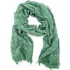 JOPHY & CO. Sciarpa Donna Uomo a Stola Rettangolare in Fibra di Bambù con Motivo (Verde, Z816)