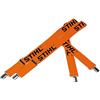 Stihl 8841512 Hosenträger f. Bundhosen con labbra metalliche, arancione, 130 cm, Arancione, 130 cm