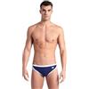 Arena Men's Icons Solid Swim Briefs Professional Training Swimsuit Sports Trunk Costume a Slip, Blu Navy/Bianco, 52 Uomo