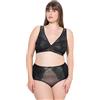 Ulla Popken Donna Reggiseno Nero 125G