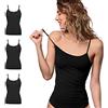 FOCENZA Canotta Donna Microfibra Spalline Sottili | 3 Pezzi | Vari Colori
