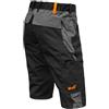 strongAnt Shorts Stretch da Uomo Berlin PRO Pantaloncini da Lavoro Estivi Cargo Outdoor - Grigio Nero Bianco