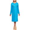Merry Style Camicia da Notte Manica Lunga Donna 91LW1 (Turchese (Manica Lunga), XXL)