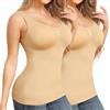 Joyshaper Canotta Contenitiva Donna Body Shaper Tank Top Regolabile Spalline Canottiere Reggiseno Contenitivo Donna Canotte Intime
