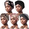 DRESHOW Donna Africane Turbante Pre-Legato Copricapo a treccia Testa Avvolge Cappello Boho Turbante Chemio Cap Elastico Annodato Berretto