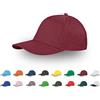 pubblienne 10 Cappellini Personalizzati Logo, Immagine e Testo - Cappello 100% Cotone - Cappello Uomo e Donna Visiera Baseball - Stampa Foto, Gadget Personalizzabili (IT, Testo, Taglia unica, Bordeaux)