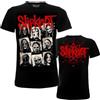 Slipknot T Shirt Maschera T Shirt Mask Doppia Stampa - Abbigliamento Rock Uomo - Maglietta da Uomo in Cotone - Maglietta Anni 80 Donna - Punk Rock