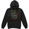 Cotton Soul Felpa con cappuccio da uomo con logo Top Gun, blu navy, Nero - Dungeons & Dragons - Rullo per dadi, XL
