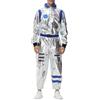 Generico Tuta da Astronauta per Adulti Tuta Costumes da Astronauta Adulto Costume di Uomo E Ragazzo Spaceman in Argento per Carneval Halloween Vestito Uomo Spaceman Suit (Blue, M)