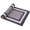 WANYING Uomo 6% Lana Sciarpa Autunno Inverno Caldo e Morbido Casual Business Gentiluomo 180 × 30 cm - a righe grigio & cachi
