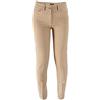 CODICE DONNA Pantalone Donna Casual 7/8 Gamba Stretta Slim Fit con Tasche Made in Italy 0948 Beige 42