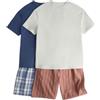 Marks & Spencer Bambini Boxer Corto Puro Cotone Set Pigiama 2-Pack - per Bambini