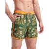 maamgic Costume Uomo Mare Vintage Asciugatura Rapida con Fodera Rete | design vintage, colori a contrasto, asciugatura rapida, tessuto leggero, coulisse regolabile, 3 tasche, fodera in rete
