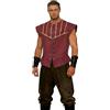 BPURB Gilet pirata vichingo steampunk da uomo Gilet coloniale rinascimentale medievale costume vittoriano