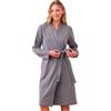 Noidinotte; more than pyjamas Noidinotte - Vestaglia donna micropile soft-touch articolo easy - 46 Grigio