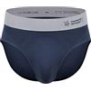 THUASNE - Slip Sportivi da Uomo Seamless - Senza Cuciture - Riduzione Attriti - Slip Tecnici, Leggeri e Traspiranti - Blu Scuro, S