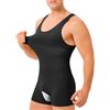 KUMAYES Compressione Uomo Shapewear Canottiere Contenitiva Snellente Intimo Modellante Dimagrante Senza Cuciture Fascia Pancia Sportivo Fitness Magliett (Nero,S)