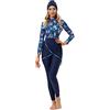 seafanny Costume da Bagno Musulmano 3 Pezzi da Donna Hijab Burkini Modesto (Sakura 50-52) 4XL