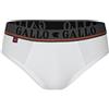 Gallo Slip Basico Intimo Cotone Bianco Tinta Unita