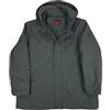 SEA BARRIER Giubbotto Giaccone Uomo Invernale con Cappuccio Taglie Forti 3XL 4XL 5XL 6XL 7XL (Grigio, 3XL)