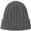 CLASSE77 - Cappello in Lana con Fantasia di Cucitura a Treccia - Berretto in Maglia Artigianale - Made in Italy (IT, Testo, Taglia Unica, Antracite)