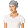Christine Headwear Christine, Copricapo Lotus-Uni Bamboo, turbante per chemio Grigio Taglia unica
