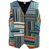 LOUDelephant Gilet in tela di cotone, Toppa, S