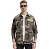 Sungerdasa Camicia da Lavoro Uomo in Cotone Militare Mimetico con Multi Tasche Maniche Lunghe Camicia Tattica Vintage per Trekking Caccia Casual Giornaliero