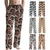Tingwei Pantaloni del Pigiama personalizado per Uomo Pantaloni del Pigiama Divertenti su personalizada Loungewear, Set di Pigiami, pantaloni pigiama con Foto, Volto, Testo - Regalo per Donna