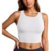 WWricotta Tankini da Bagno da Donna, Tinta Unita, Traspirante e Confortevole, per Spiaggia, Piscina, attività acquatiche estive/1