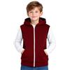 A2Z 4 Kids Gilet Con Cappuccio Giacca Tessuto Senza Maniche Con Cerniera Cappotto Nuovo Moda Casual Ragazze Ragazzi Età 5-13 Anni